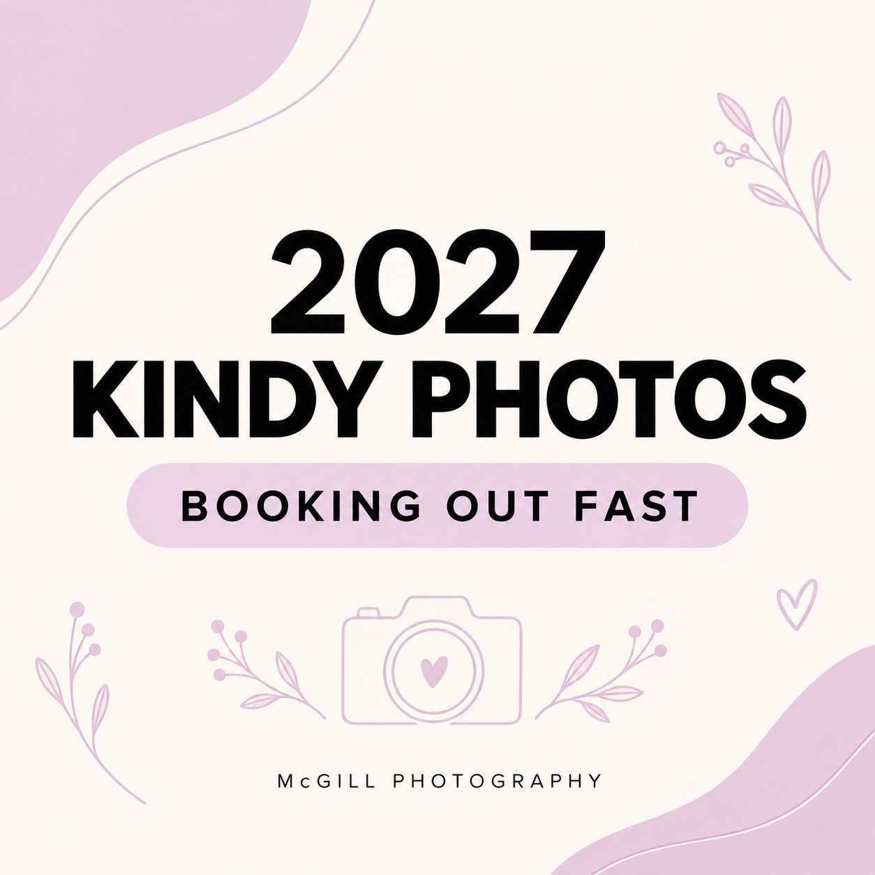 Word is getting out, and my 2027 kindy photography calendar is booking up fast! 📸✨

Please tag your child’s kindy or preschool below and encourage them to contact me to secure their preferred photography dates for 2027.

Dates are limited, so don’t let your centre miss out! 🤍